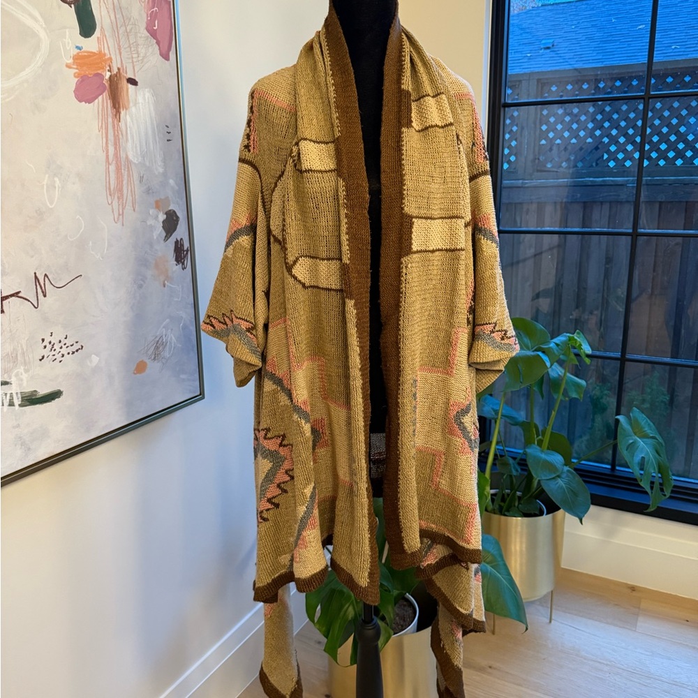 Ralph Lauren Tan and Brown Cape
